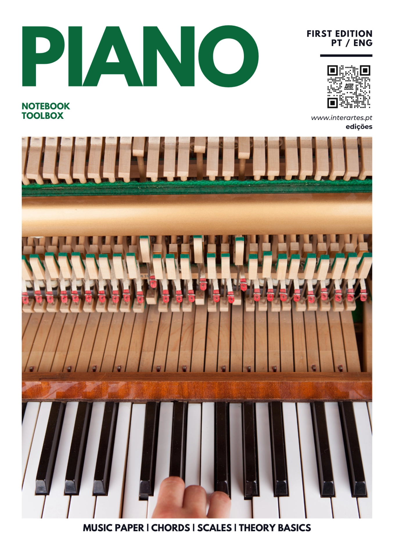 Caderno de música para piano