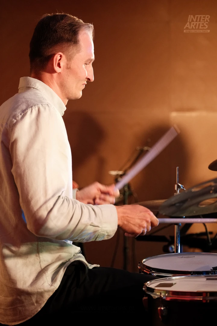 Drummer during an Interartes performance